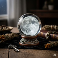Moon crystal Ball