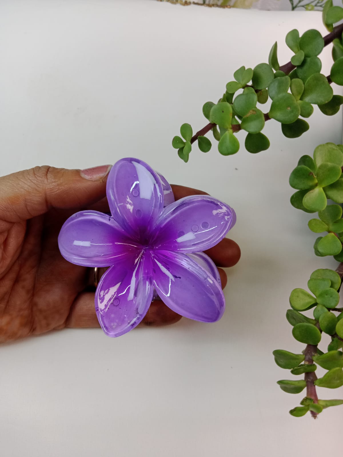 purple hair clutcher purple hair clutcher