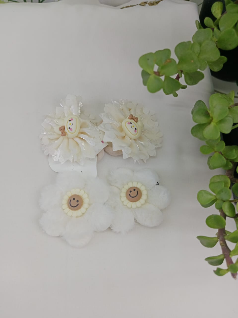 white sunflower set white sunflower set