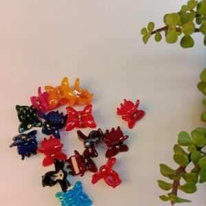 butterfly tik tak clip (set of 12)