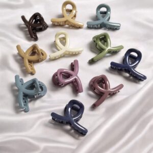 minimal loop hair claw clips (set of 6)