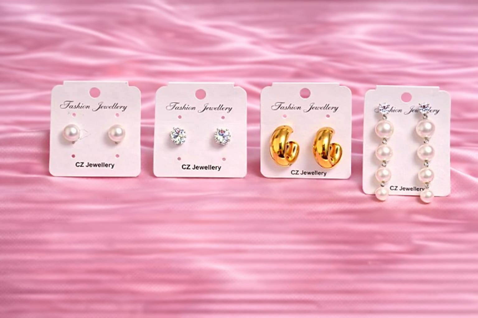 4 in 1 elegant everyday earring combo set 4 in 1 elegant everyday earring combo set