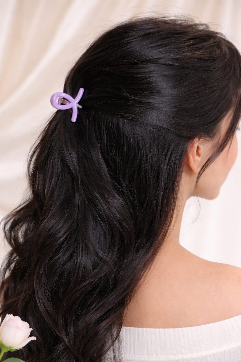 minimal loop hair claw clips (set of 6) minimal loop hair claw clips (set of 6)