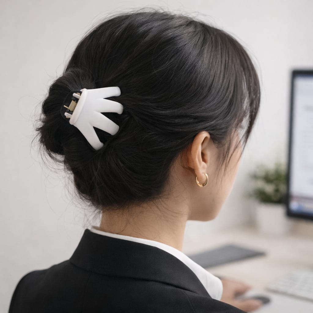 matte dule colour hair claw clips (set of 6) matte dule colour hair claw clips (set of 6)