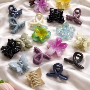 mixed style hair claw clips combo (set of 6)