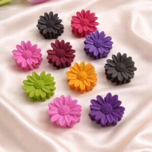 matte sunflower calw clips (set of 6)