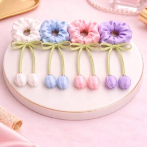 jimmy choo tulip scrunchies (set of 6)