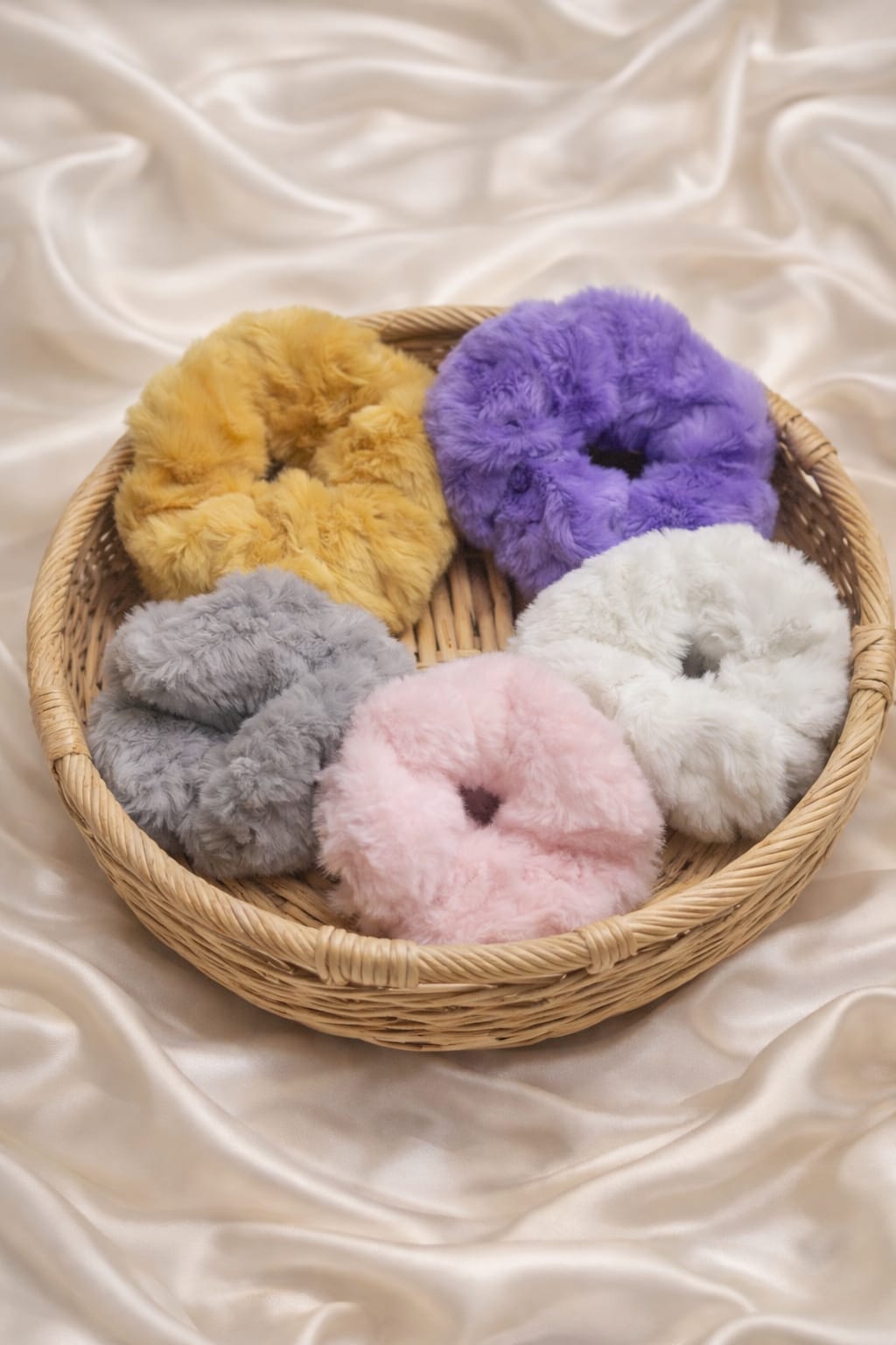 fluffy charm scrunchies (set of 6) fluffy charm scrunchies (set of 6)