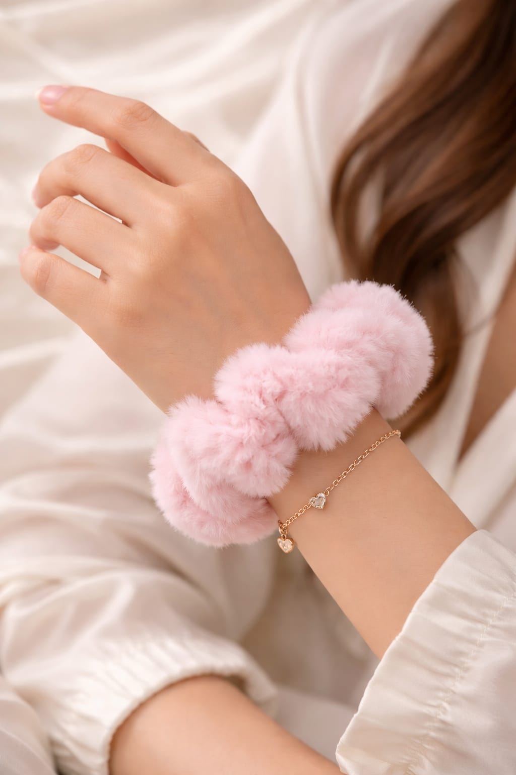 fluffy charm scrunchies (set of 6) fluffy charm scrunchies (set of 6)