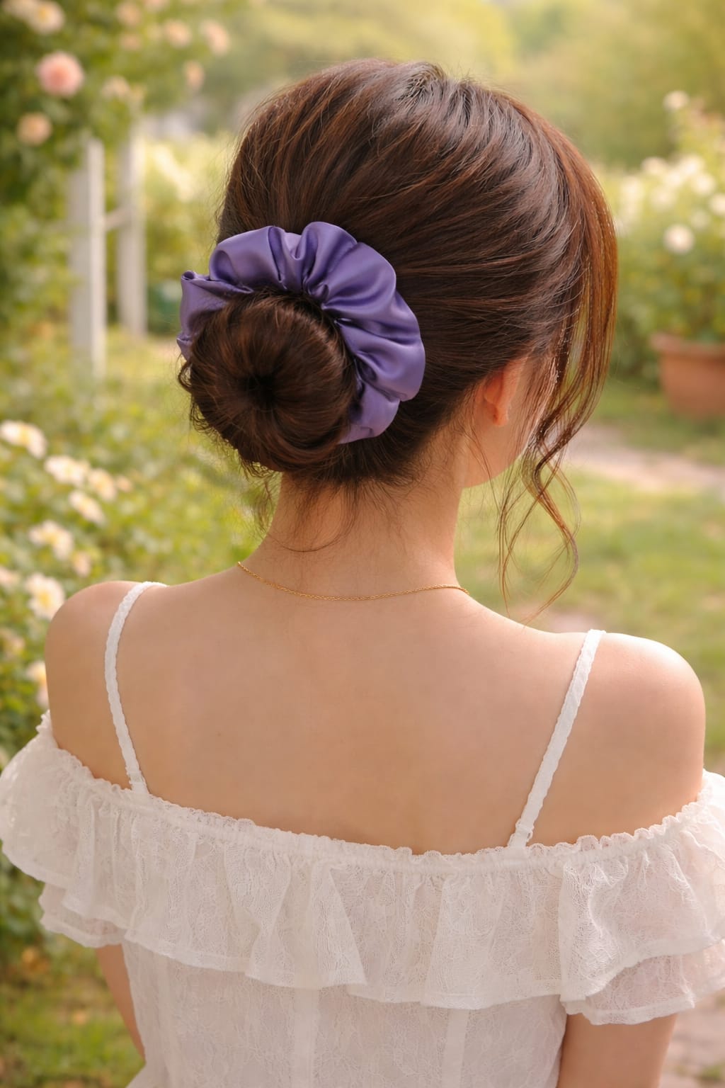 satin bliss scrunchies (set of 12) satin bliss scrunchies (set of 12)