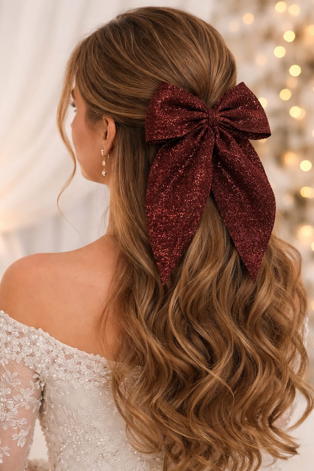 silver hair bow (set of 3) silver hair bow (set of 3)