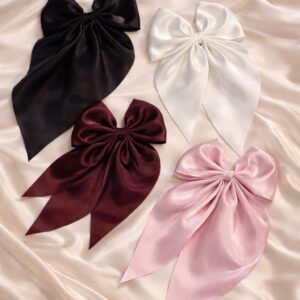 satin big bow (set of 4)